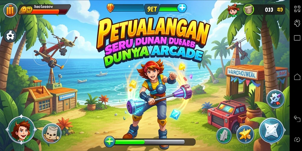 Tampilan gameplay <strong>9ET</strong> yang menarik dan penuh aksi dalam dunia Arcade.