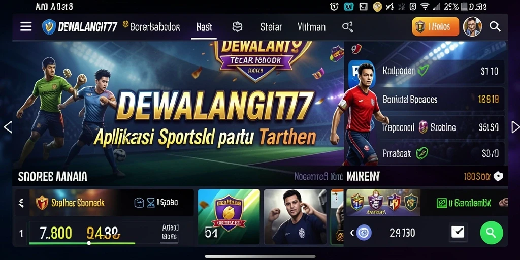 Tampilan gameplay DEWALANGIT77 yang menarik dan dinamis.