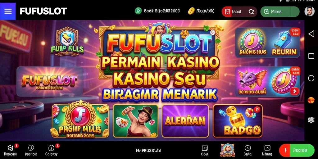 Gameplay FUFUSLOT yang mendebarkan dengan grafis menarik.
