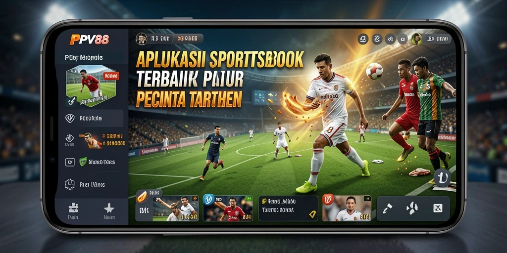 Tampilan utama PPV88 menampilkan berbagai pilihan taruhan olahraga.